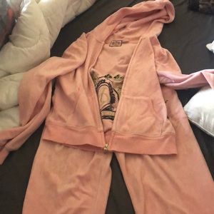 Pink Juicy Couture Track Suit